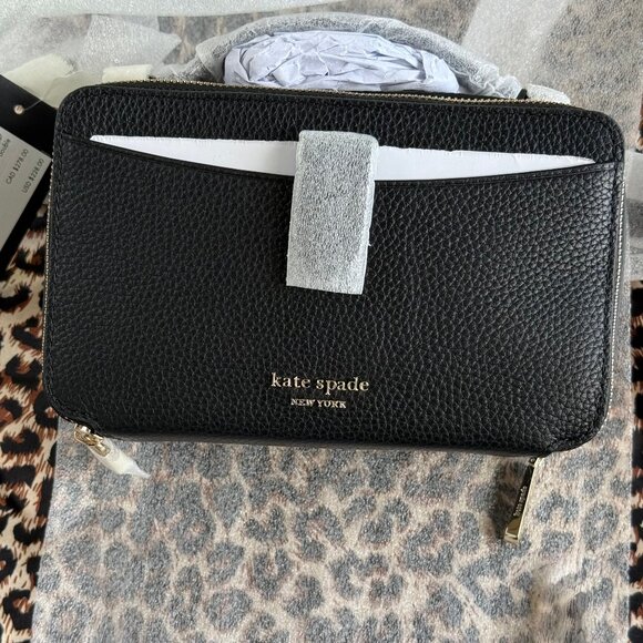 Kate Spade Hudson Double Zip Crossbody - Picture 2 of 5